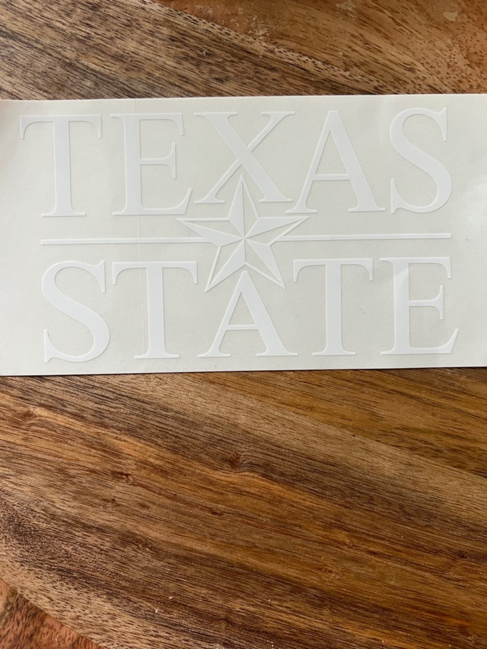 Early 2000’s "TEXAS STATE" Decal Sticker